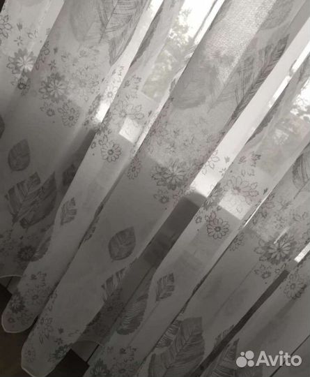 Тюль под лен, батист