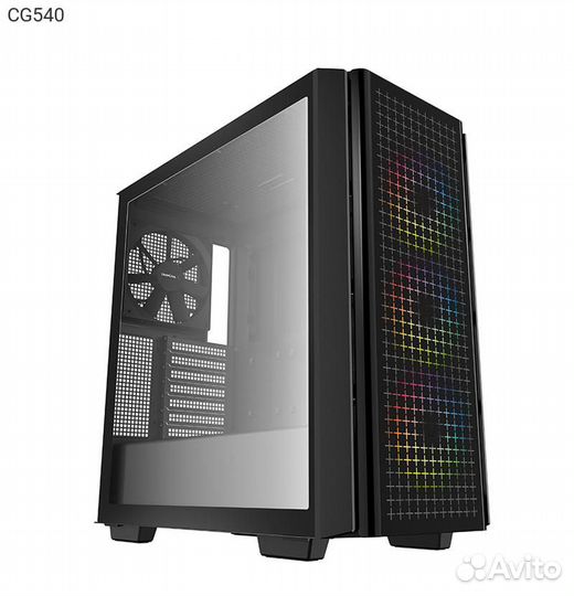 Корпус DeepCool CG540 Miditower Без бп чёрный, CG5
