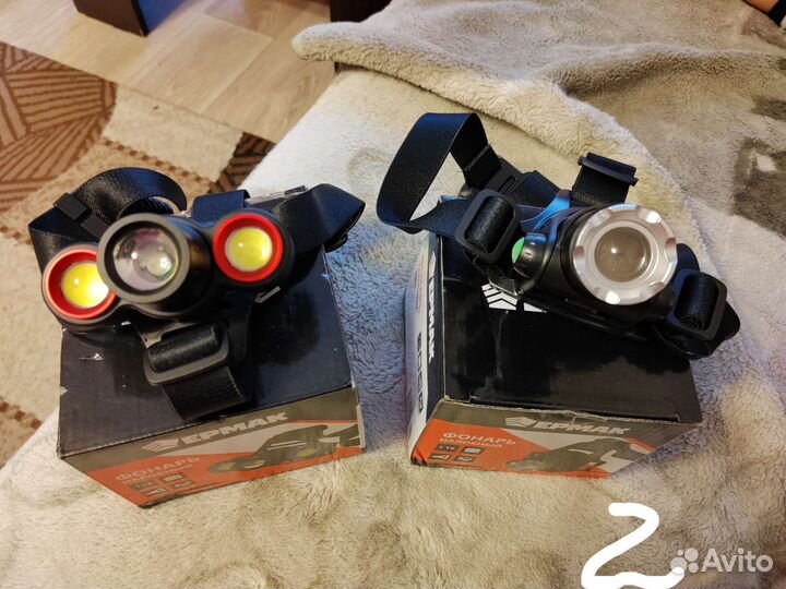 Фонарик налобный, фонарик ручной Новое