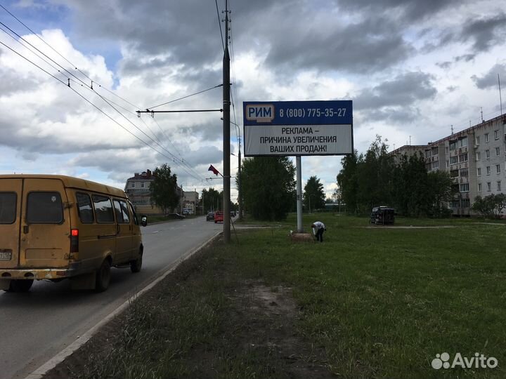 Рекламная конструкция (еврощит 6*3)