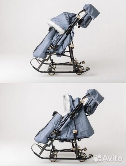 Коляска санки