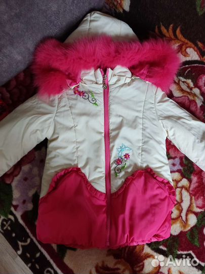 Куртка и штаны зимние для девочки