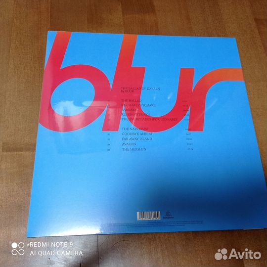 Blur- THE ballad OF darren LP,EU,2023