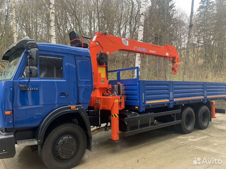 Аренда и услуги манипулятора, стрела 7 т, борт 12 т, 6.4 м