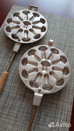 Орешница Грибочки СССР, форма для выпечки печенья