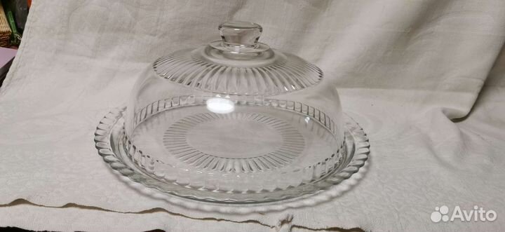 Ваза на ножке хрусталь