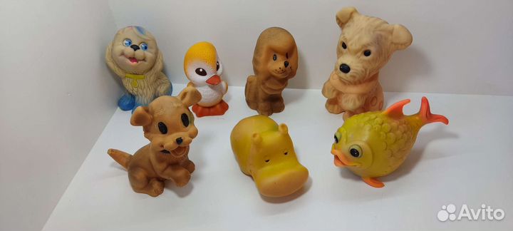 Резиновые игрушки СССР