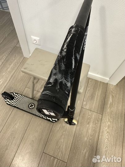 Трюковый самокат hipe H4 чёрный