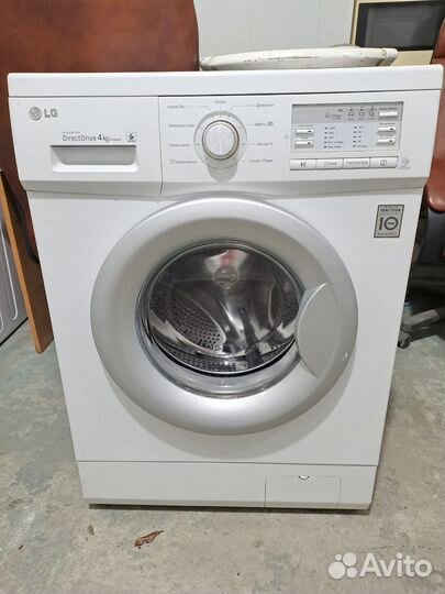 Lg direct drive 4кг 1000об/узкая 35см доставка
