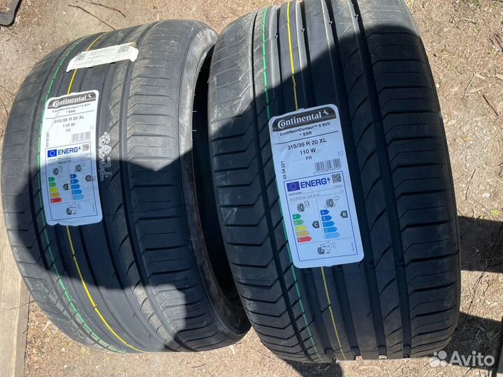 Continental ContiSportContact 5 SSR 275/40 R20 и 315/35 R20 110W