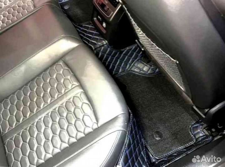 Ковры в салон для Audi RS5 2021 лекала от Audi A5 2021г