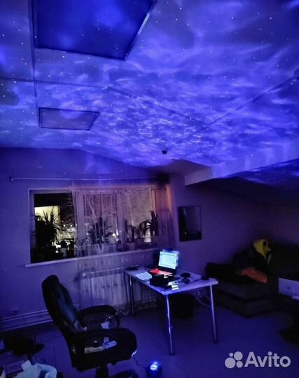 Блютуз колонка ночник проектор Звёздного неба 8вт