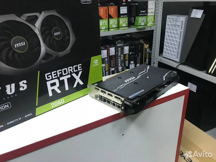 Видеокарта MSI RTX 2060 Ventus 6 Gb