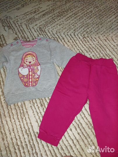Вещи пакетом для девочки 74-80, 92