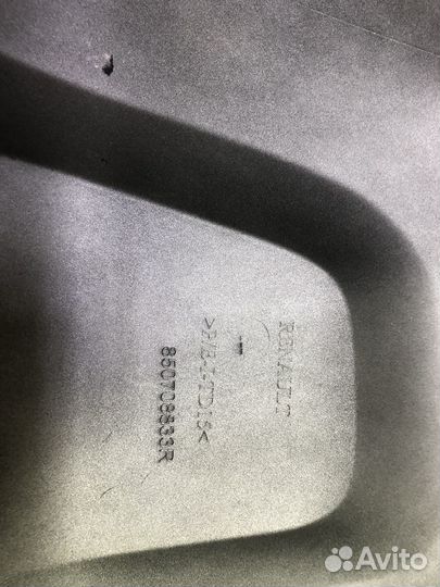 Накладка заднего бампера Renault Duster 15-21