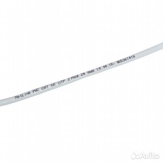 Кабель NetLink NL-CCA UTP 2PR 24AWG CAT5е 305м. бе