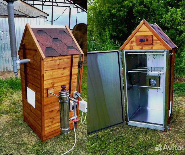 Коптильня с сушкой и вялкой