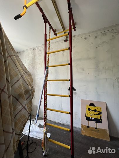 Шведская стенка с турником