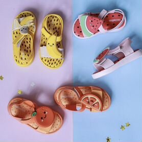 Сандалии Mini Melissa Апельсин/Клубника