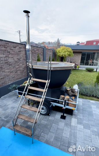 Аренда банного чана на колесах