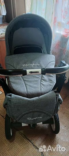 Коляска 2 в 1 adamex champion
