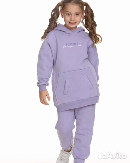 Спортивный флисовый костюм,новый. Турция