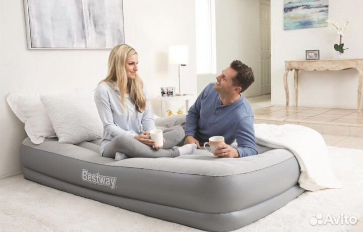 67632 Надувная двуспальная кровать 203x152x38 см