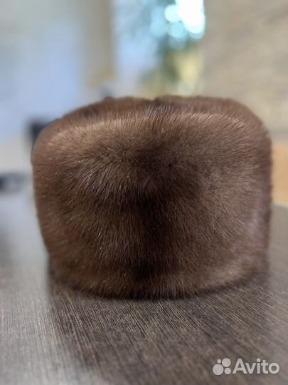 Норковая шапка мужская