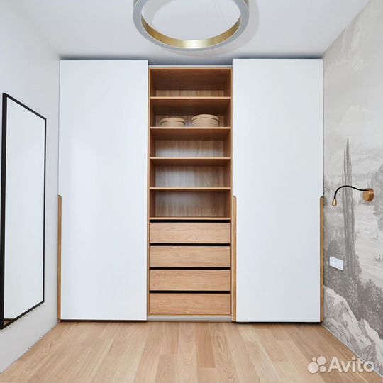 Шкаф с антресолью