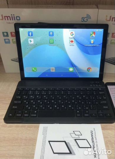 Планшет umiio с клавиатурой s24