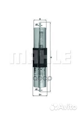 Фильтр топливный knecht/mahle KL66 KL66 Mahle/K