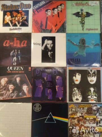 Виниловые пластинки Nirvana Depeche mode Sting