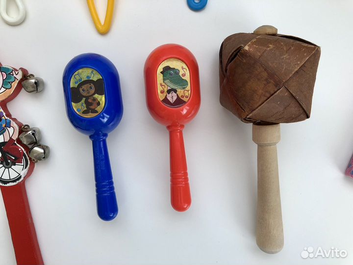 Погремушки пакетом Растяжка на кроватку коляску