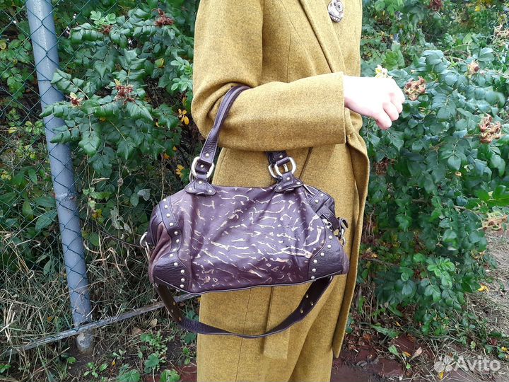 Кожаная сумка Gilda Tonelli