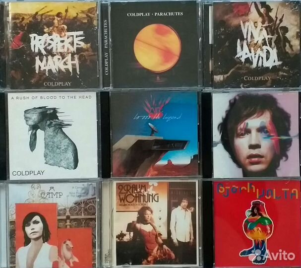 Cd компакт диски инди и поп музыкантов