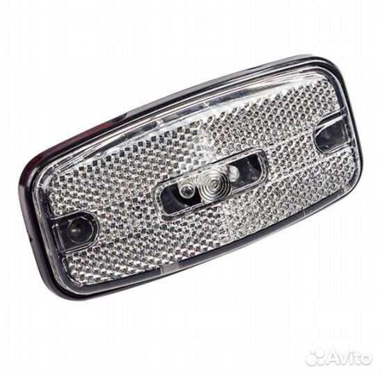 Фонарь габаритный прицепа гф1-15 LED белый, 12/24