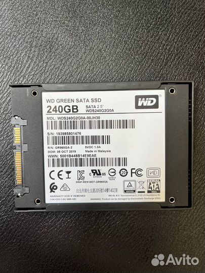 Жесткий диск wd green SATA ssd 240gb