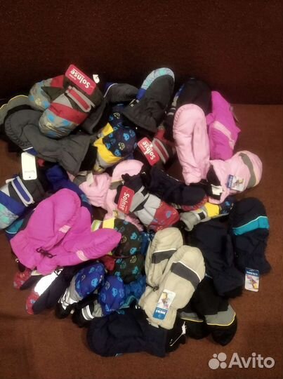 Новые варежки/перчатки детские