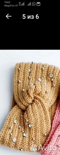 Повязка на голову для девочки