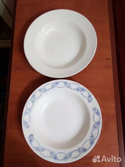 Тарелки разные