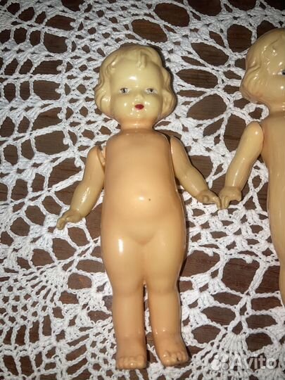 Кукла пупс Девочка целлулоид клеймо охк
