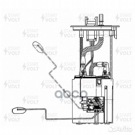 SFM 0807 насос топливный Hyundai Solaris II 17