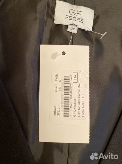 GF Ferre новая жилетка для мальчика