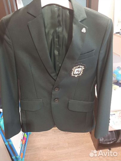 Пиджак школьный для мальчика 134