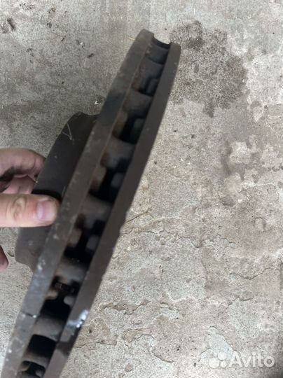 Тормозные диски на porsche cayenne 955