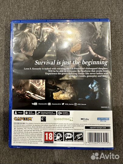 Resident evil 4 remake ps5 диск
