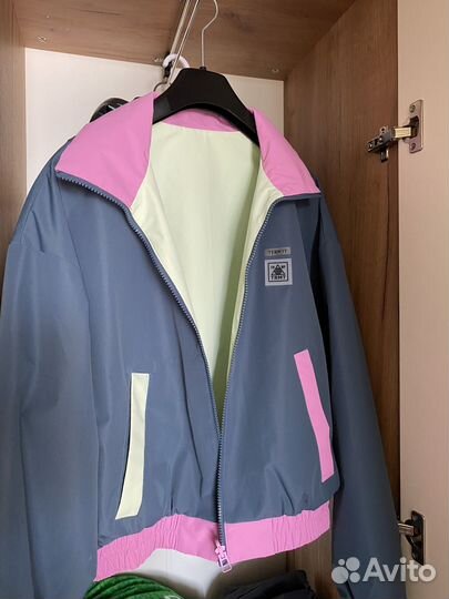 Ветровка для девочки подростка двухсторонняя