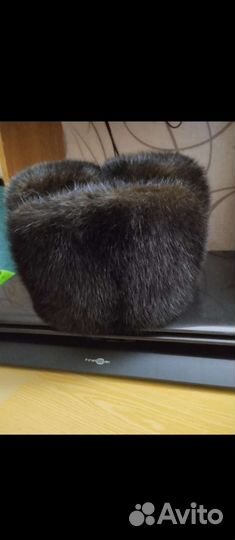 Норковая шапка мужская
