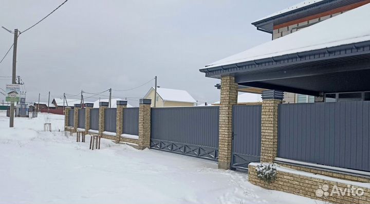 Откатные ворота калитка