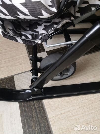 Детские санки коляска с колесами бу